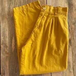 SOLD ☀️ Big Bud Press Spicy Mustard Yellow Trousers M ☀️